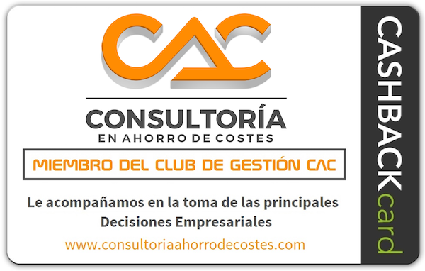 Tarjeta de fidelización CAC